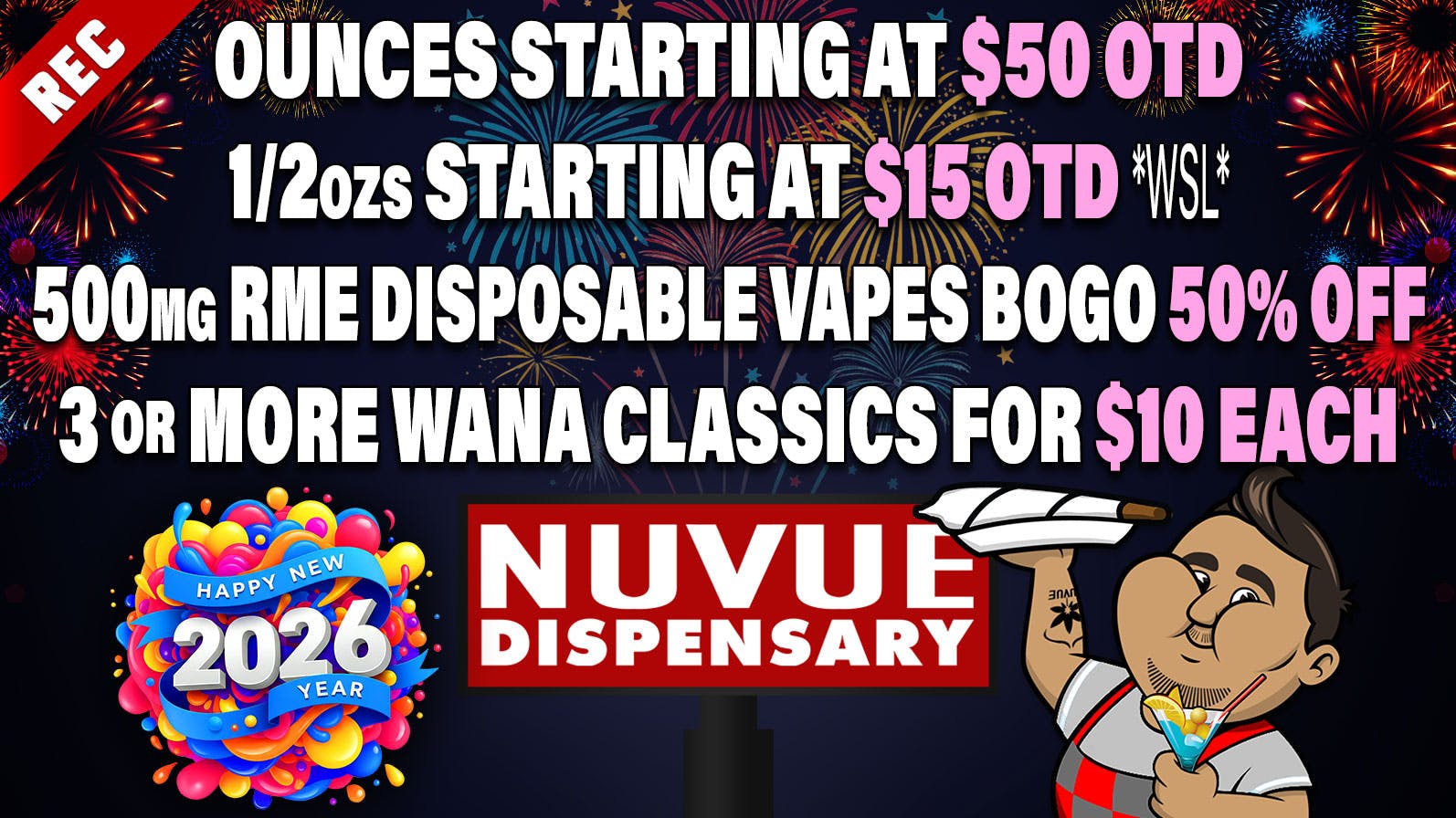 NuVue - Pueblo East Buy 1g LTS Live Resin, Get 1g for 1¢, & more...