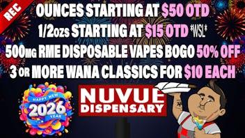 NuVue Pharma - Denver Buy 1g LTS Live Resin, Get 1g for 1¢, & more...