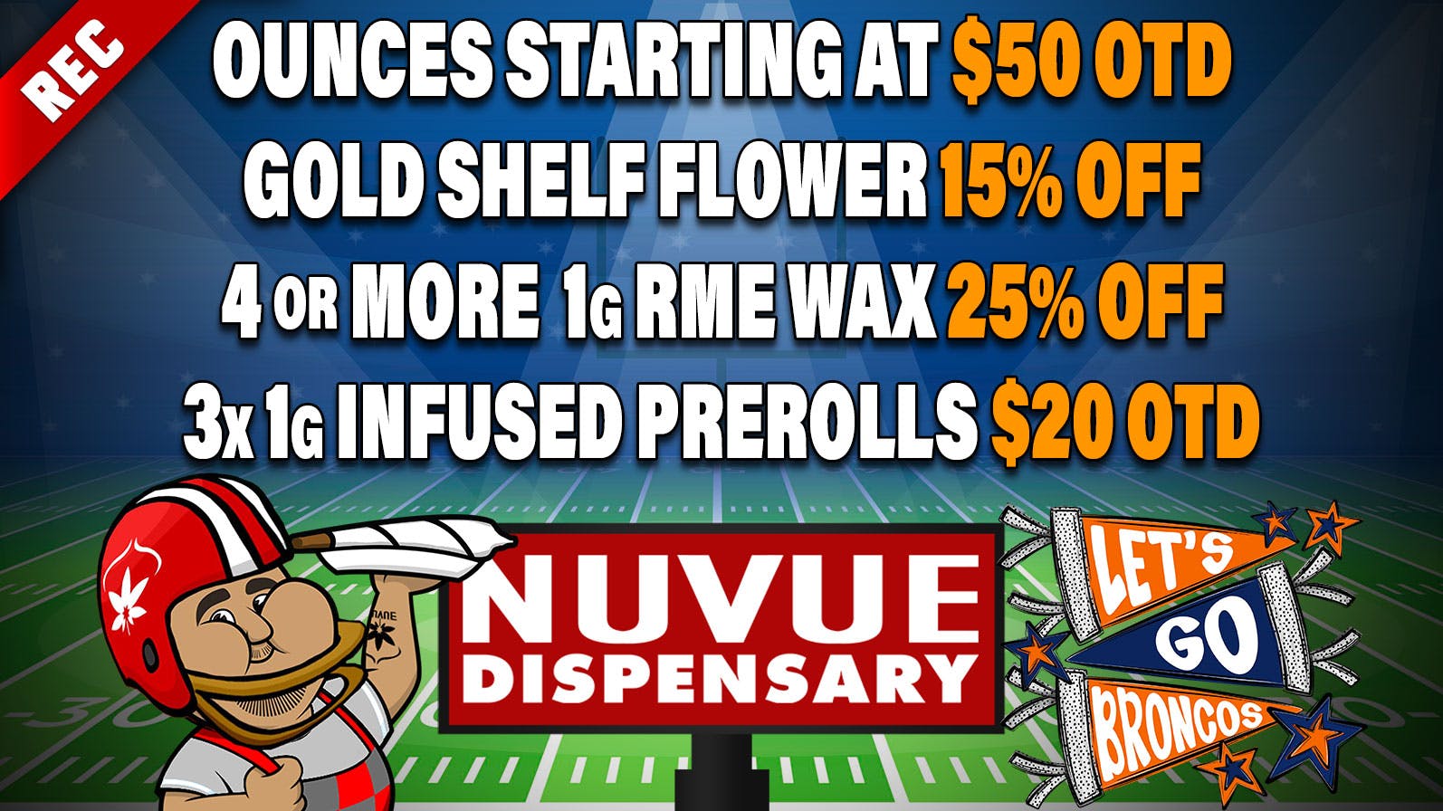 NuVue - Pueblo North 2x 2g RME Disposables $54, $15 OTD 1/2 OZ, &...