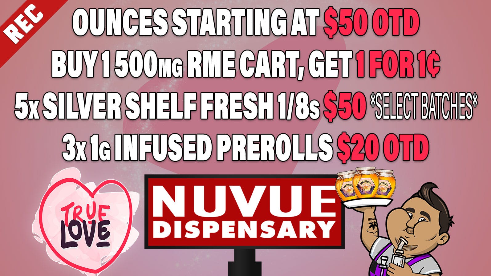 NuVue - Trinidad 4 100mg Gummies $30 OTD, & click for more deals...