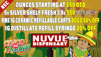 NuVue Pharma - Gunnison 20% off RME Infused PreRolls & click for more...