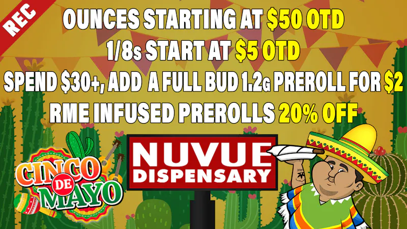 NuVue - Pueblo East 5x Silver Shelf 1/8s $50| 20% off RME 1g AIO| &...