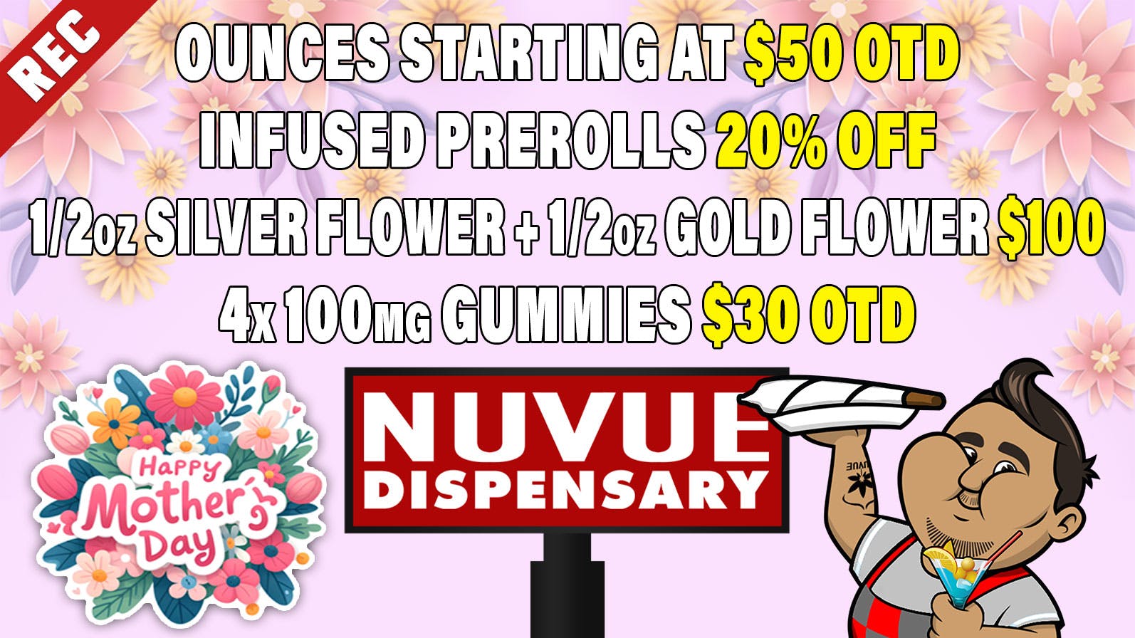 NuVue Pharma - Denver 8x 1g RME Wax $52| 30% off Journeyman| & more...