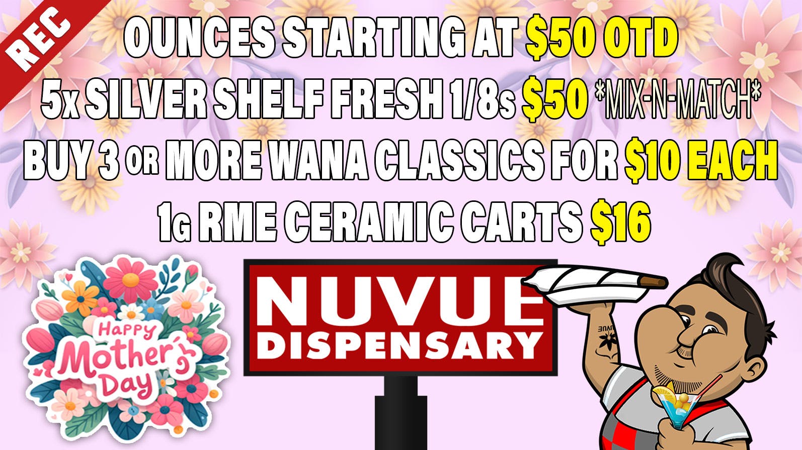NuVue Pharma - Denver 20% off RME Infused PreRolls| 15% off RSO| &...