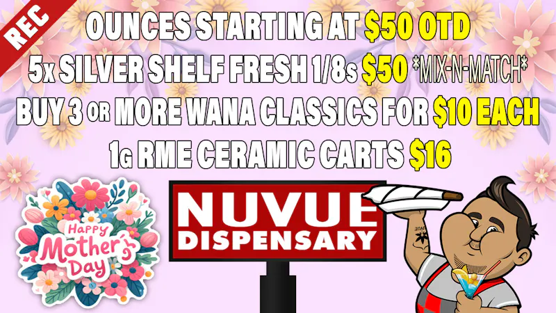 NuVue Pharma - Denver 20% off RME Infused PreRolls| 15% off RSO| &...