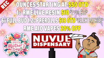 NuVue Pharma - Gunnison 5x Silver Shelf 1/8s $50| 15% off RSO| & more...