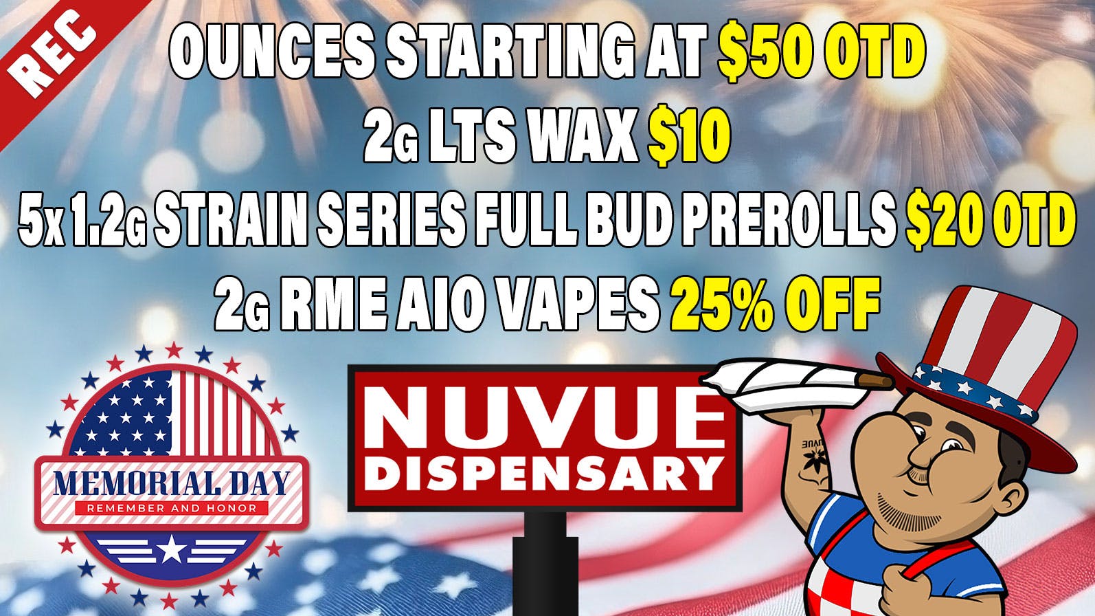 NuVue - Pueblo East $15 Off Gold Shelf OZ | B3G1 RSO Syringes
