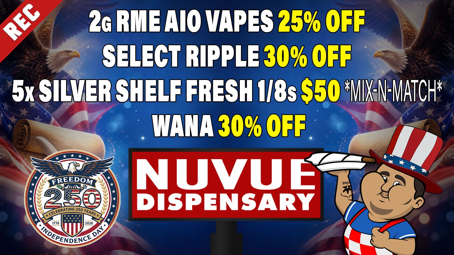 NuVue - Colorado Springs 25% off Tastebudz, WYLD & Dialed In + more deals..