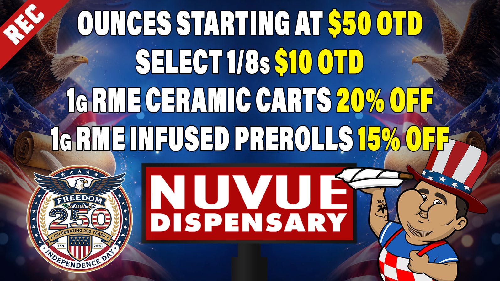 NuVue Pharma - Gunnison 1/2 Oz Silver Flower + 1/2 Oz Gold Flower $100 &..