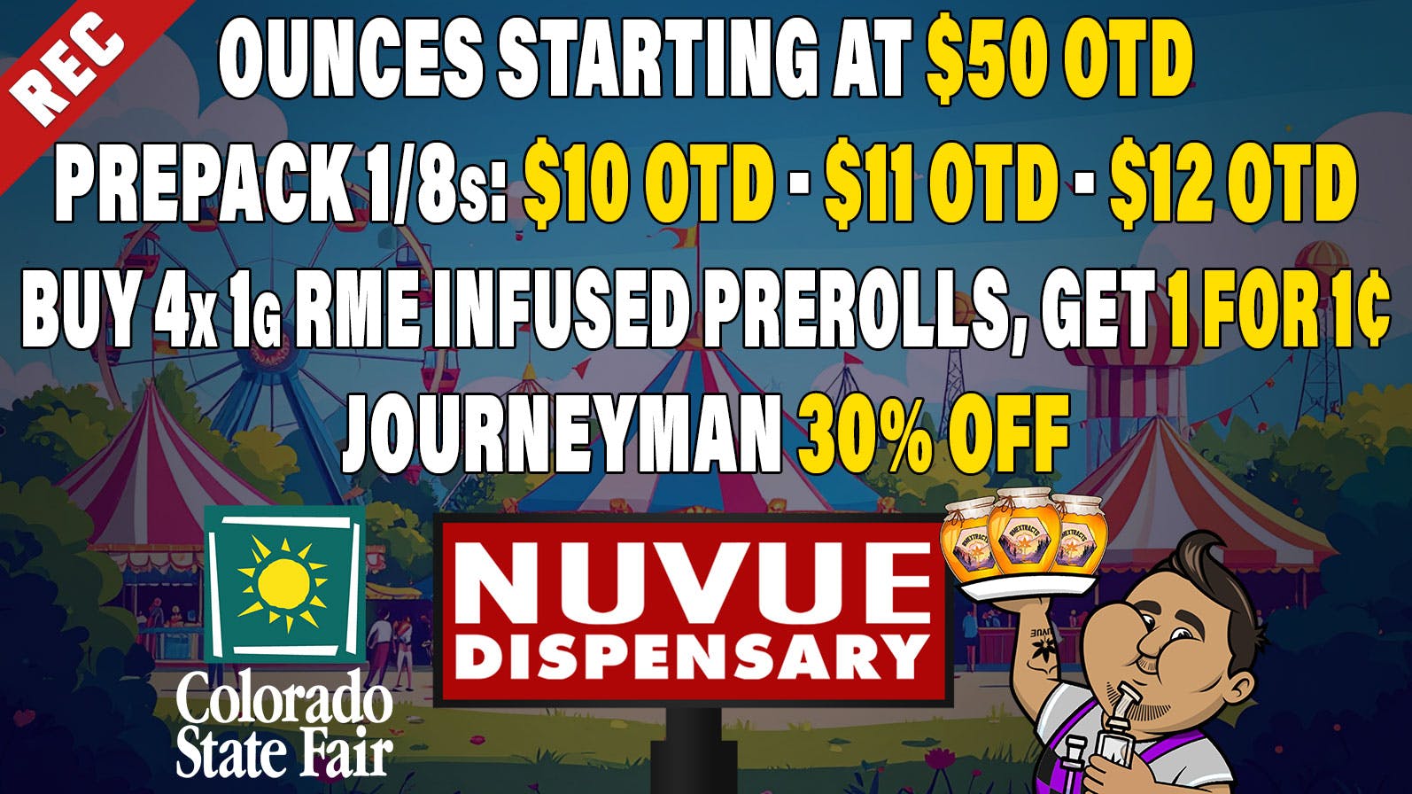 NuVue - Colorado Springs 20% off Airo Pro 1g Carts & 1g AIO Vapes| & more..