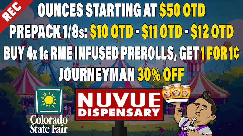 NuVue - Colorado Springs 20% off Airo Pro 1g Carts & 1g AIO Vapes| & more..