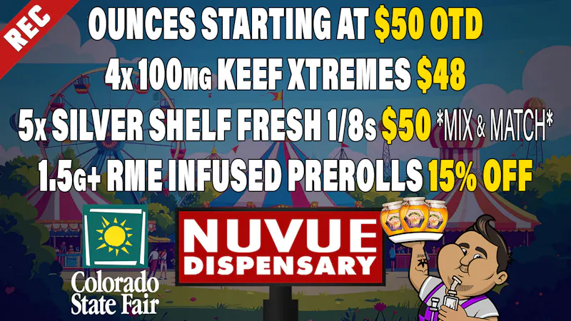 NuVue - Colorado Springs Buy 4x 1g RME Infused PreRolls, Get 1 for 1¢ | &..