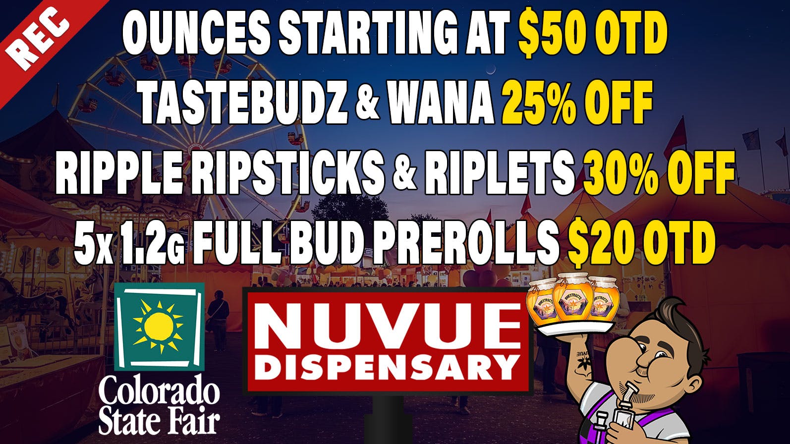 NuVue - Colorado Springs $75 OTD Gold Shelf 1/2 OZ | 2g LTS Wax $10 | &...