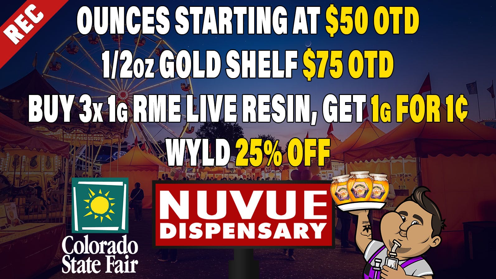 NuVue - Trinidad 5x 1.2g Full Bud PreRolls $20 OTD | & more...
