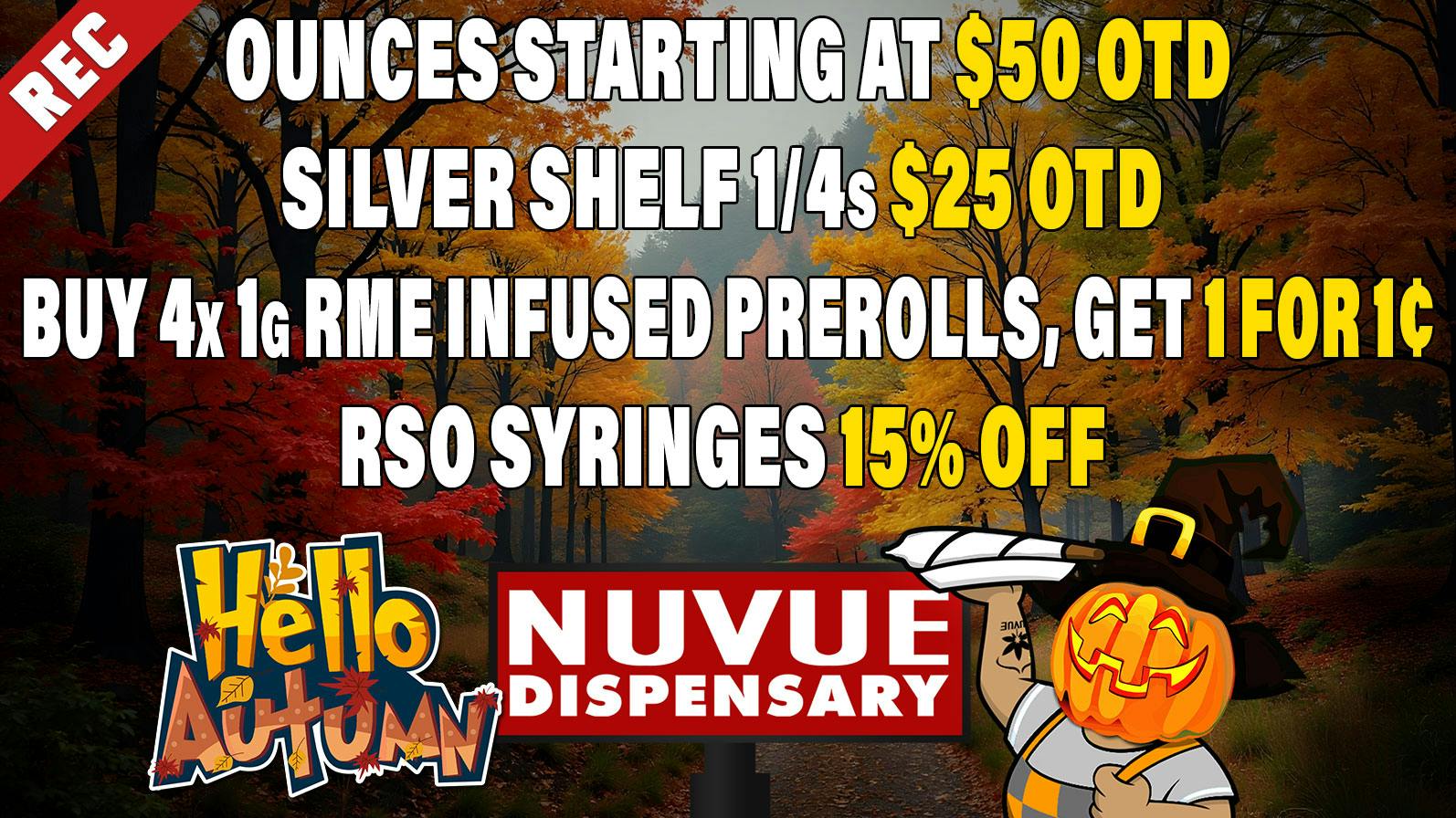 NuVue - Trinidad Buy 3x 1.2g Full Bud PreRolls, Get 1 for 1¢ | &...