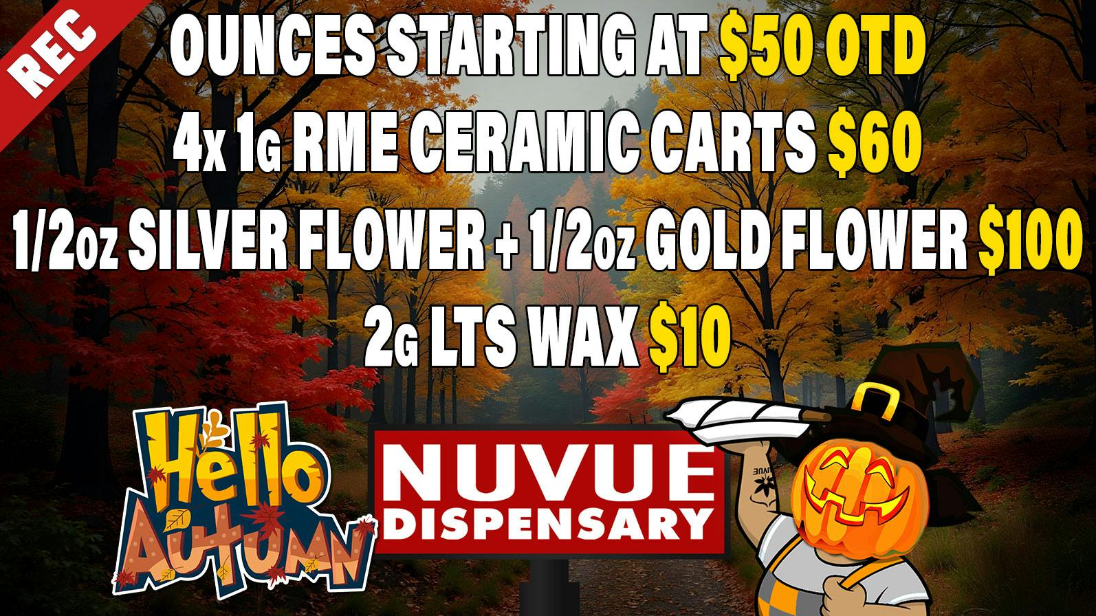 NuVue - Trinidad Buy 4x 1g RME Infused PreRolls, Get 1 for 1¢ | &..