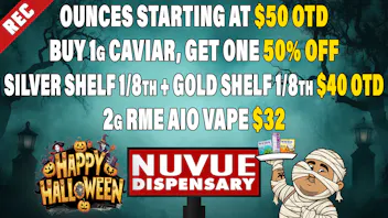 NuVue Pharma - Denver 15% off RME Infused PreRolls| 3x 1g Live Resin $36