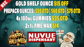 NuVue Pharma - Denver Buy 3x 1.2g Full Bud PreRolls, Get 1 for 1¢