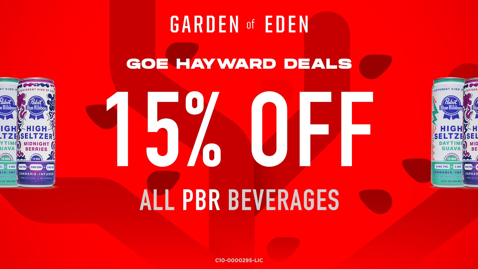 Garden of Eden - Hayward Delivery Thirsty Thursdays