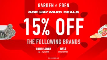 Garden of Eden - Hayward Mellow Mondays 15% off