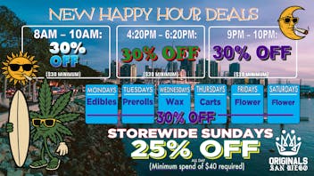 Originals San Diego ORIGINALS SAN DIEGO WEEKLY DEALS