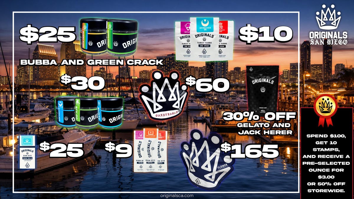 Originals San Diego ORIGINALS DAILY DEALS