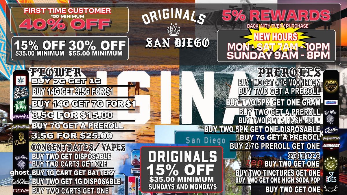 Originals San Diego Happy Hour All Day