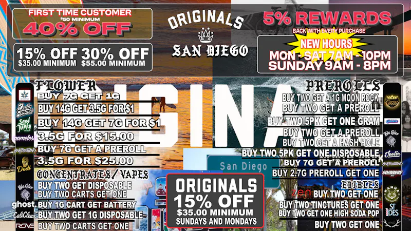 Originals San Diego Happy Hour All Day