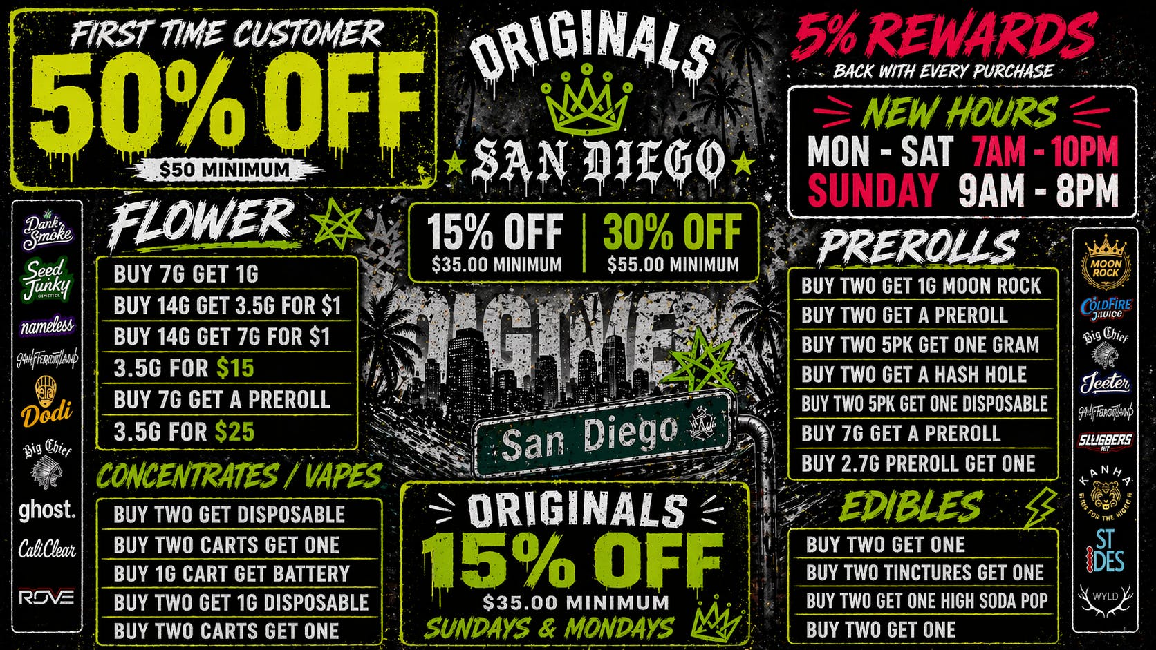 Originals San Diego ORIGINALS DAILY DEALS