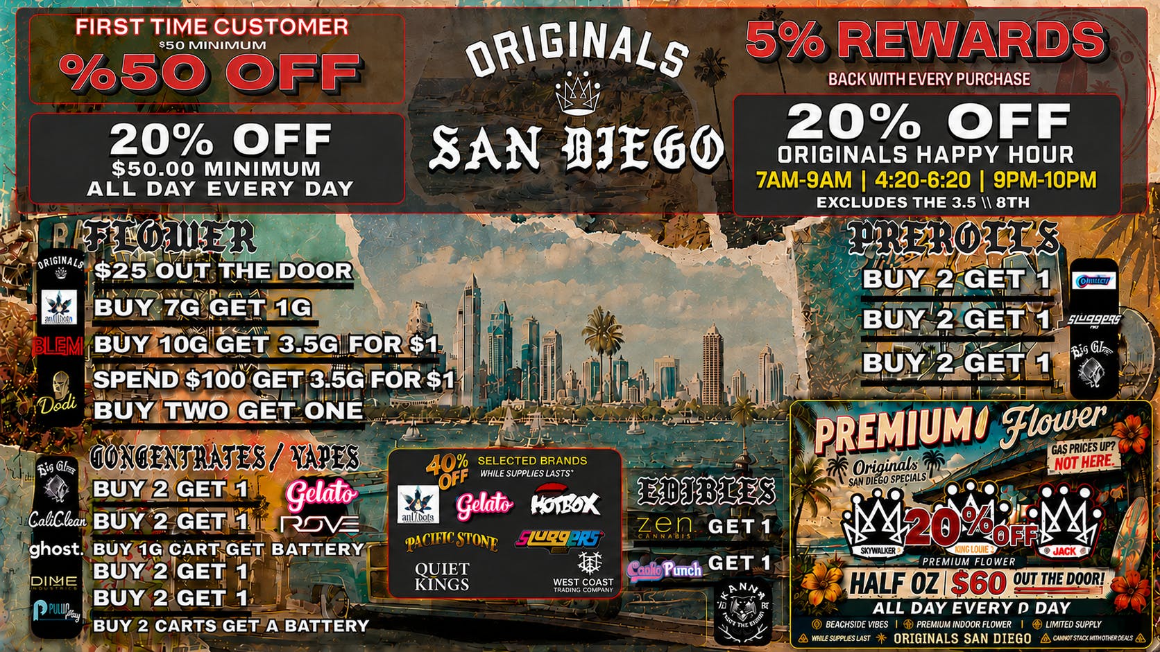 Originals San Diego FTP 50% OFF Daily Deals