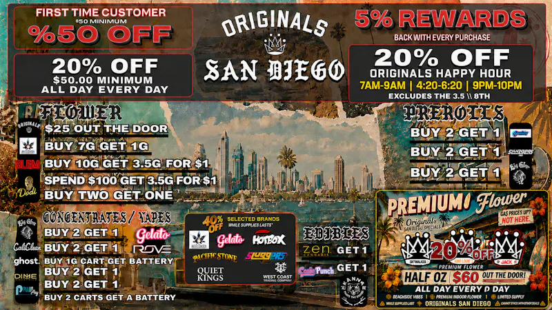 Originals San Diego FTP 50% OFF Daily Deals