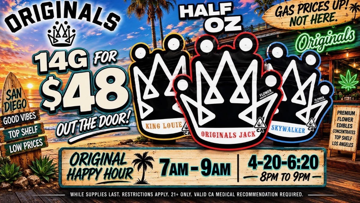 Originals San Diego 20% off Originals 14G Crowns