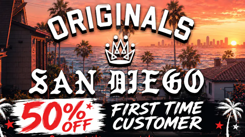 Originals San Diego 🔥50% off store wide No Waiting. No Excuses. 🌿