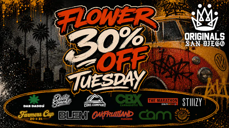 Originals San Diego FLOWER TUESDAYS
