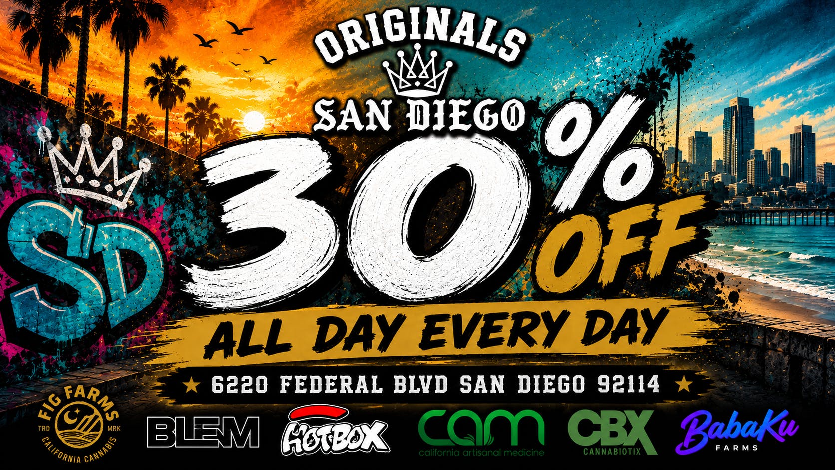 Originals San Diego 30% OFF TOP BRANDS