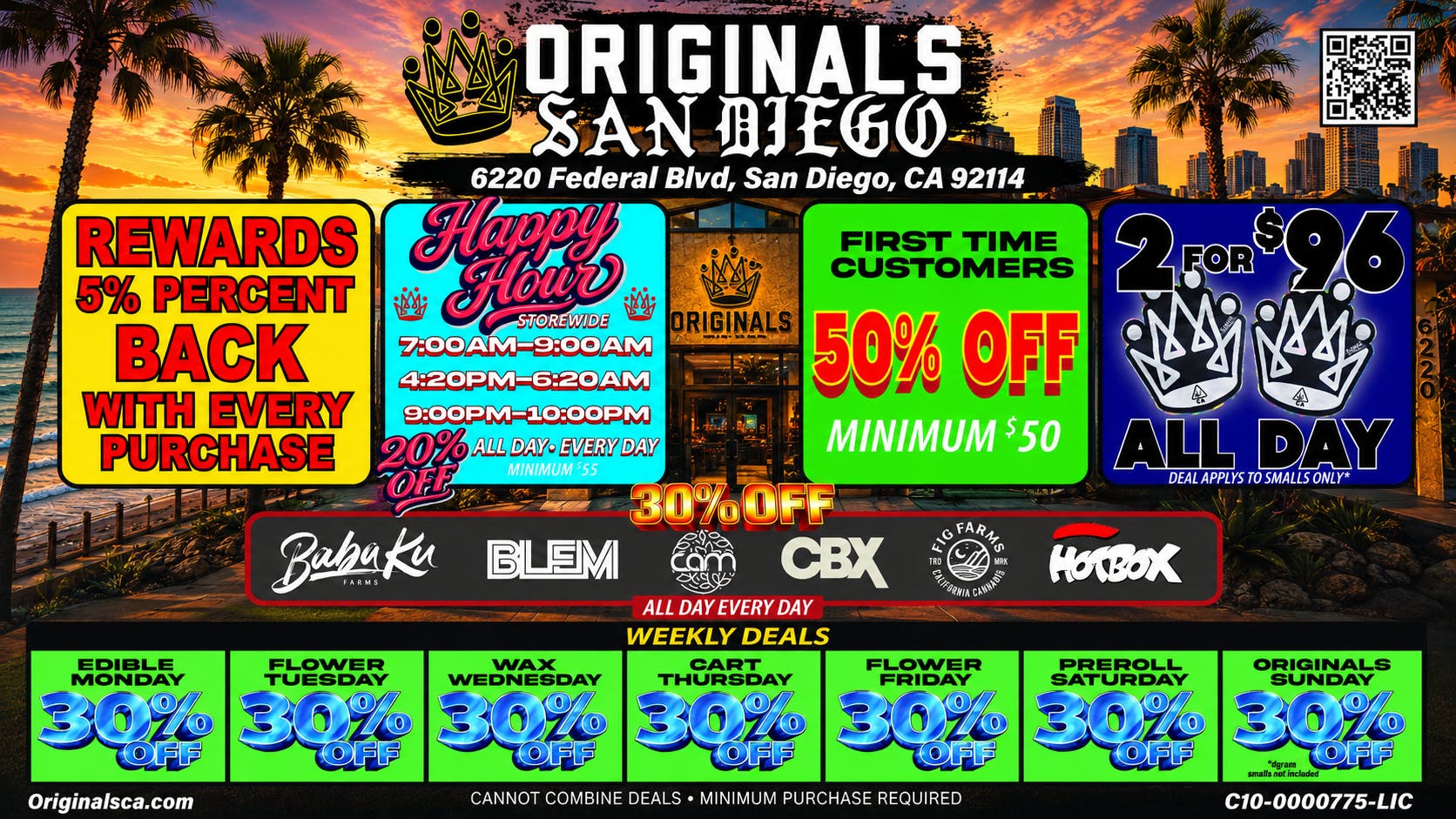 Originals San Diego 30% off Daily Deals