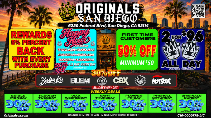 Originals San Diego 30% off Daily Deals