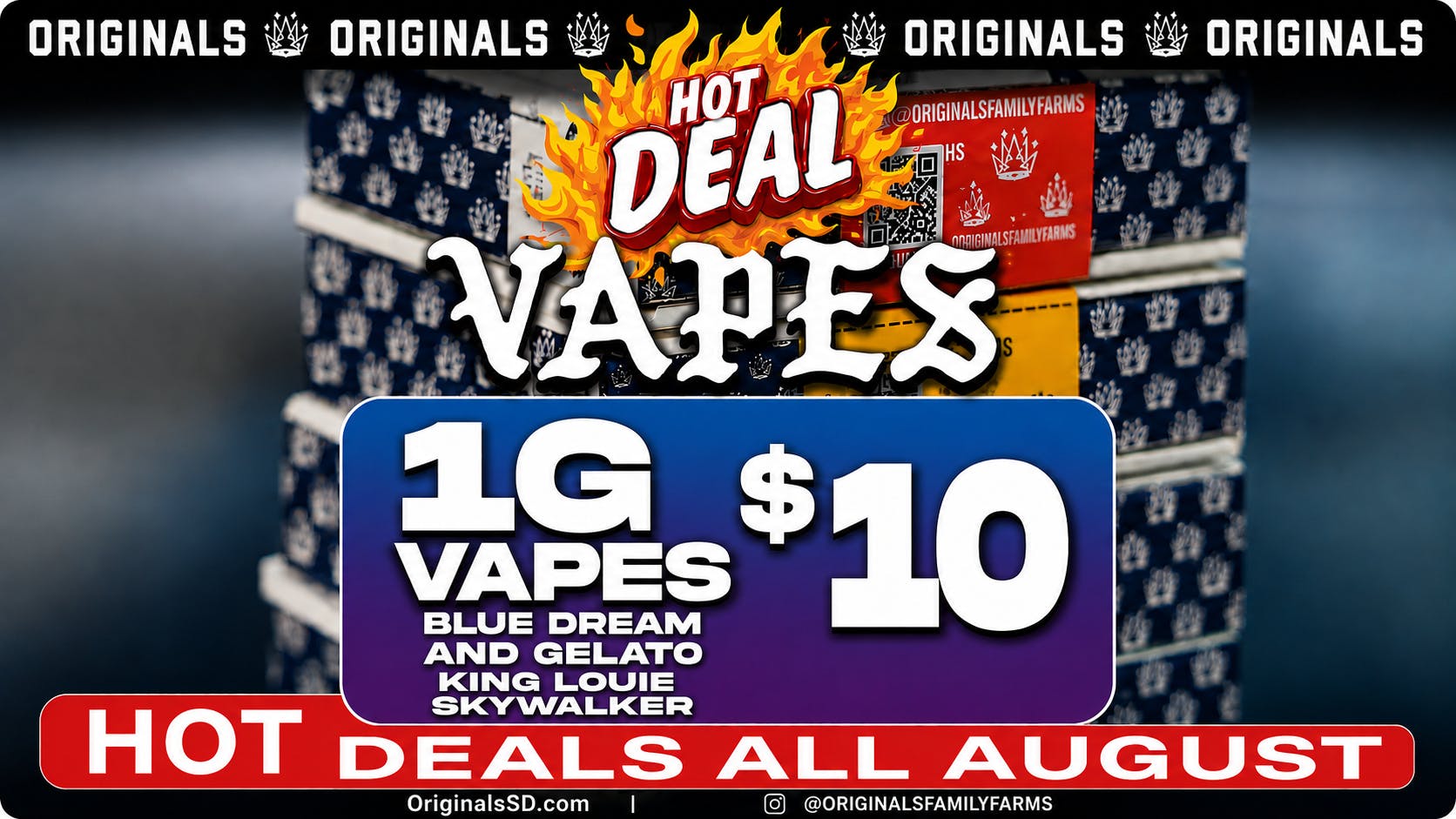 Originals San Diego 🔥 HOT DEAL — ALL AUGUST! 🔥