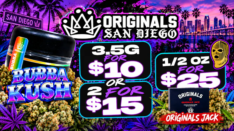 Originals San Diego ORIGINALS 14G FOR $25.00