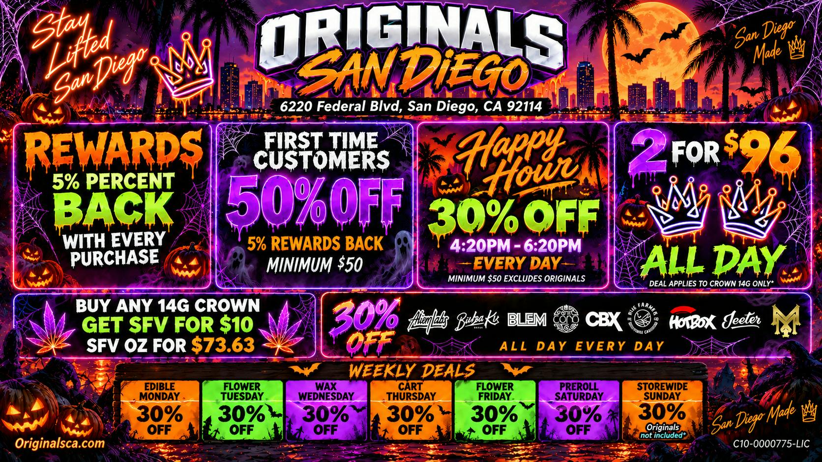 Originals San Diego 30% off Daily Deals