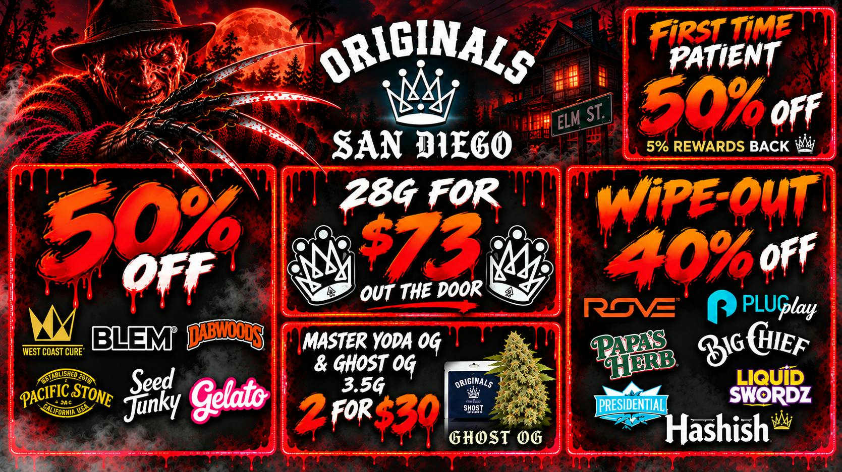 Originals San Diego 50% off Weekend Deals