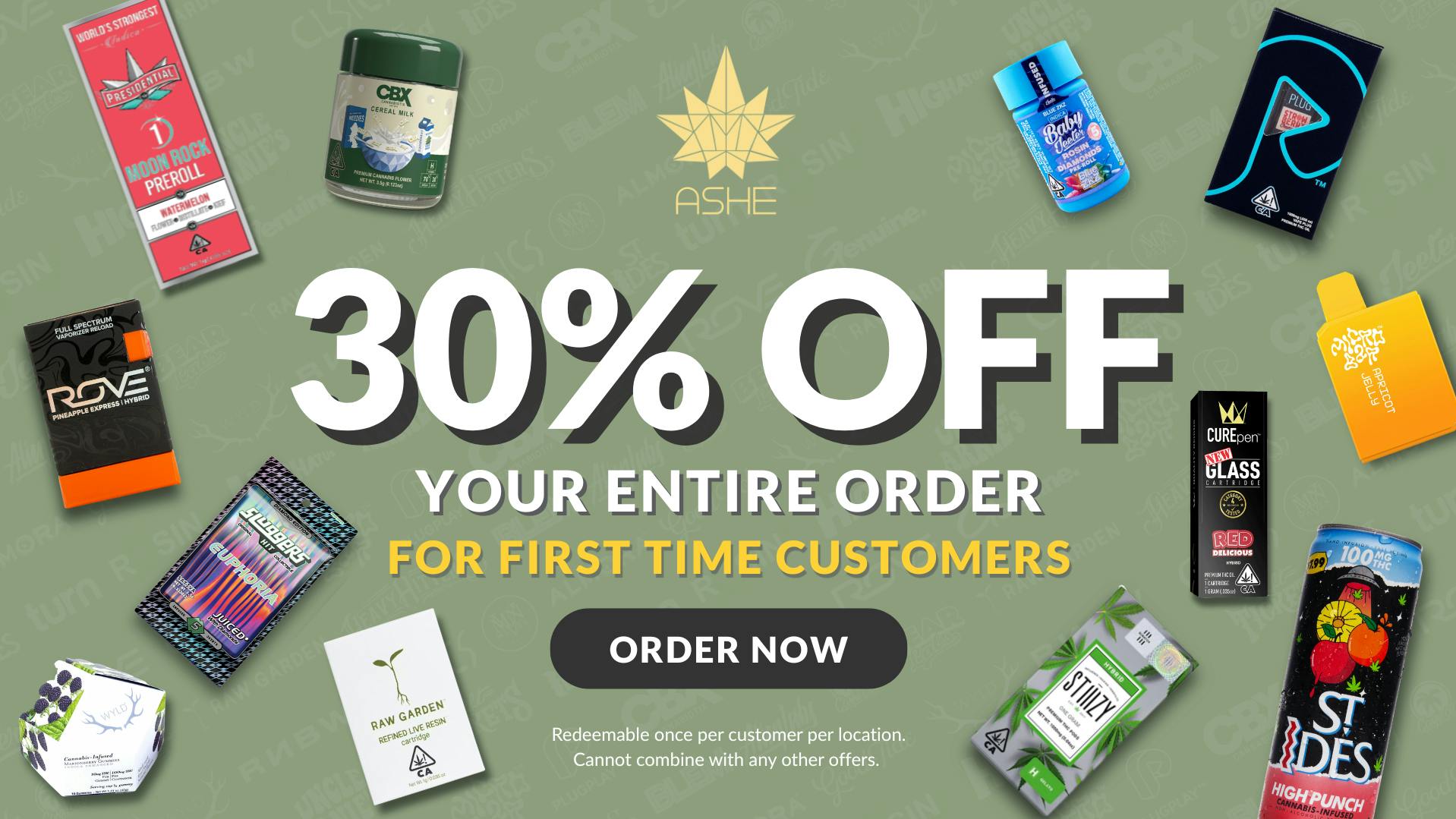 ASHE Society - OC 30% OFF First Time Customer Discount