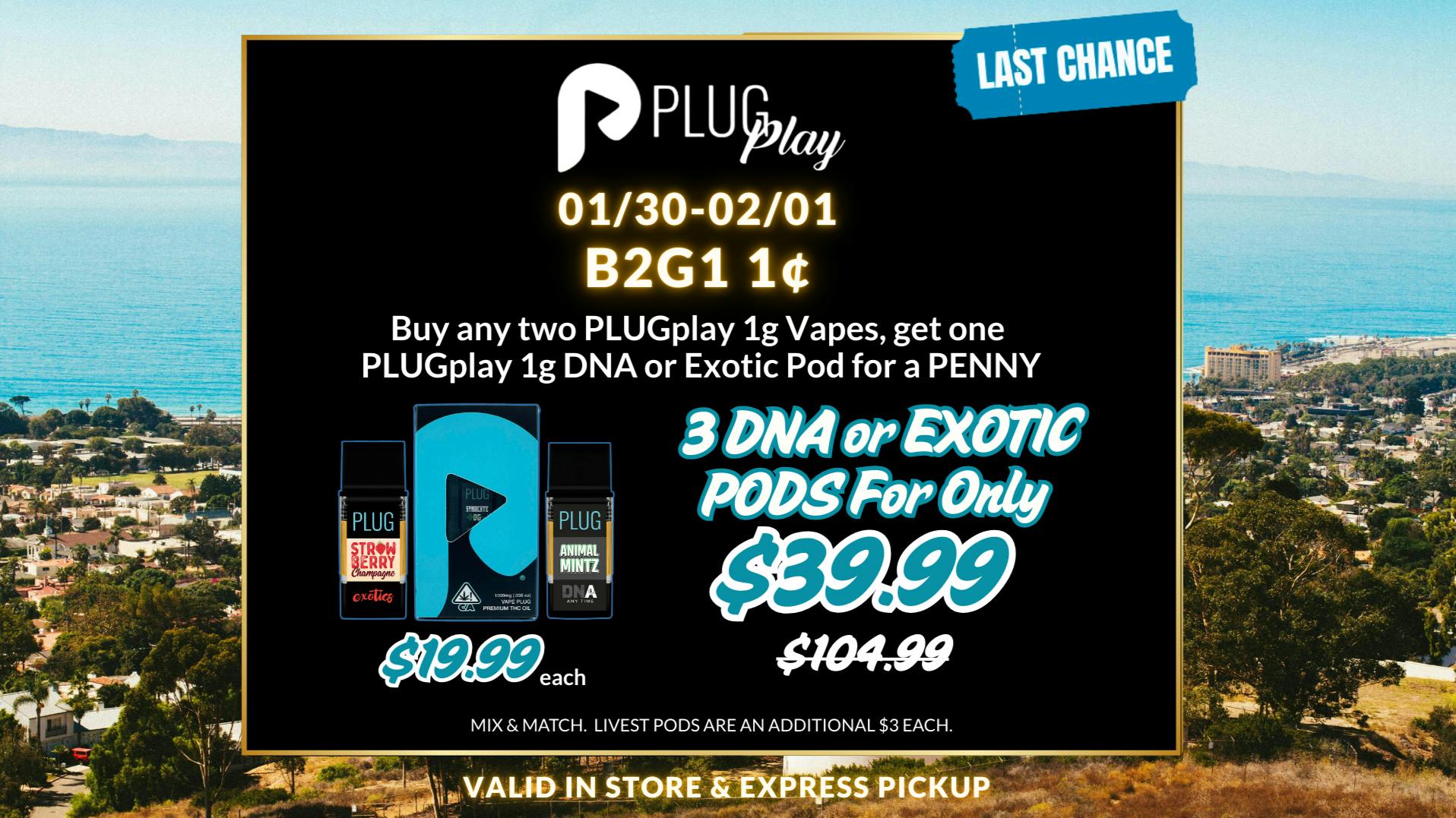 ASHE Society - OC LAST CHANCE B2G1 PLUGPLAY PODS