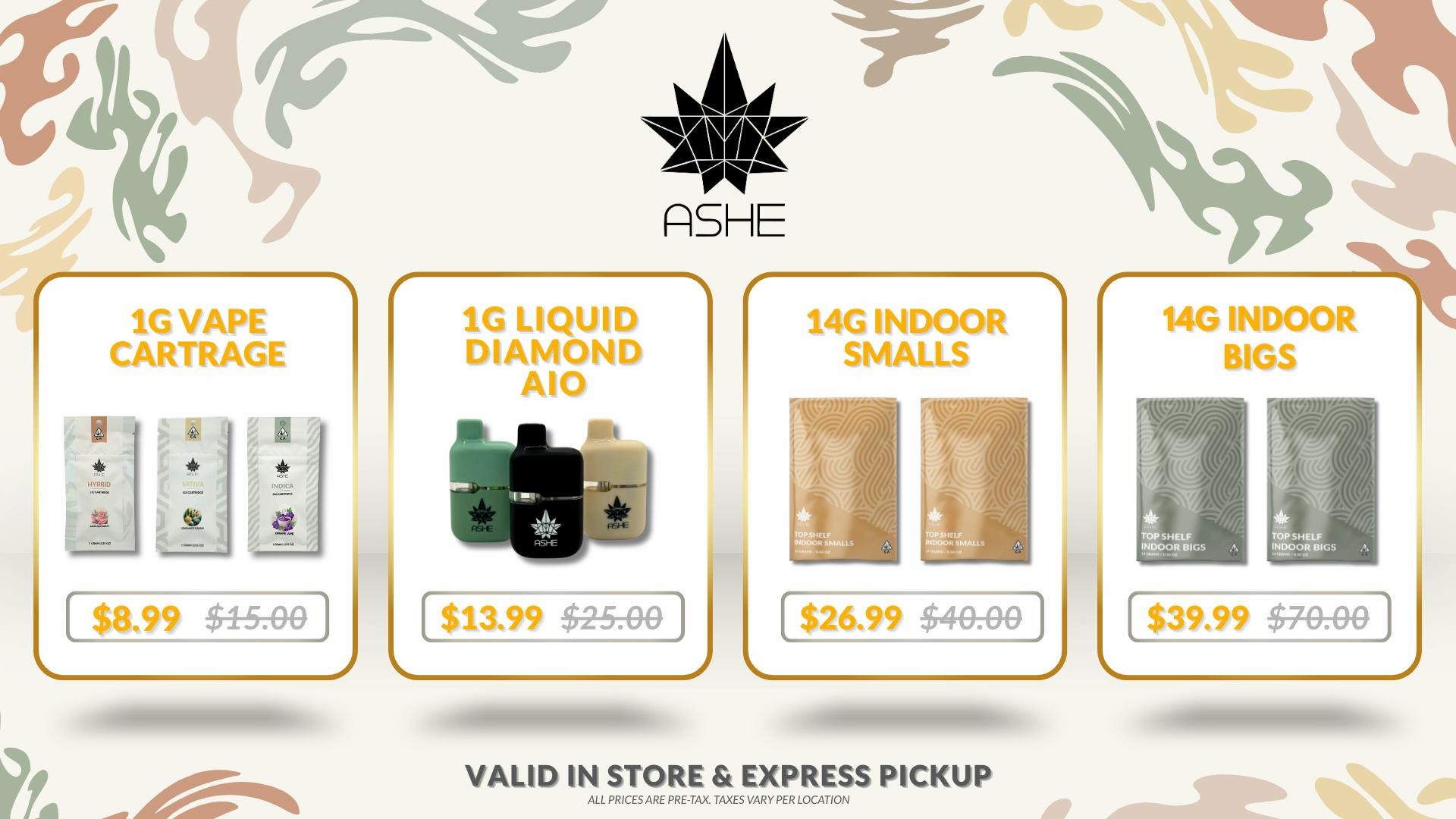 ASHE Society - OC BIG SAVINGS ON VAPES & FLOWER