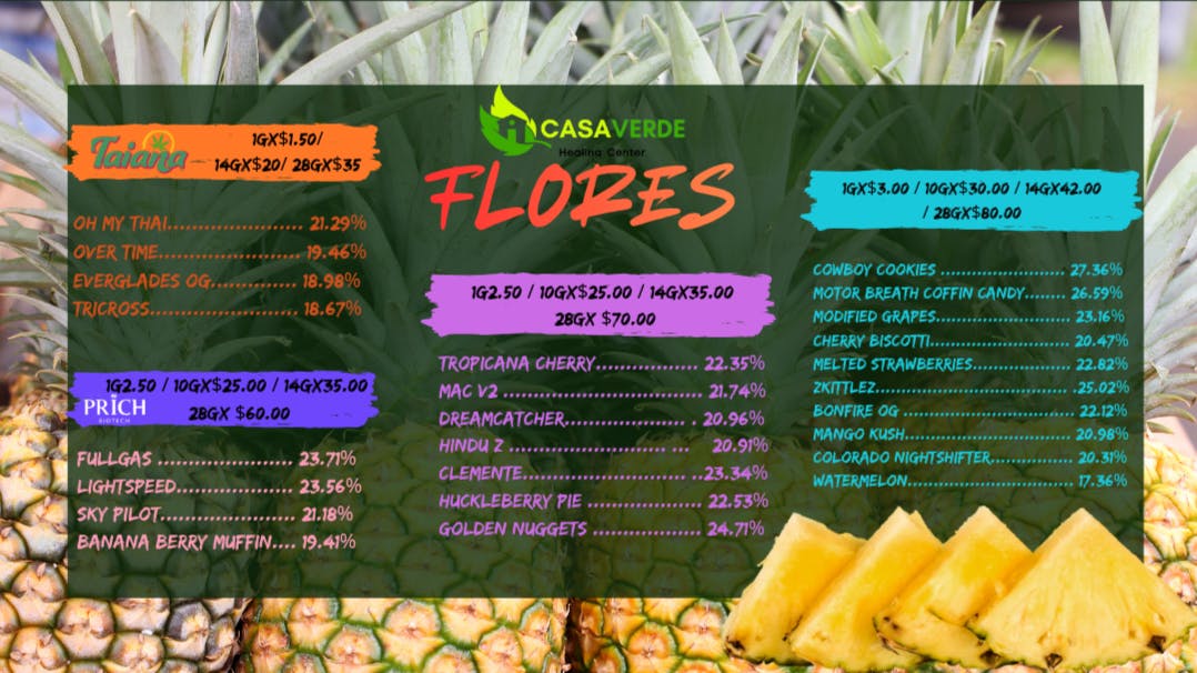 Casa Verde Healing Center TRIM $1.00G -FLORES PRICH : $2.50G /$3.00G