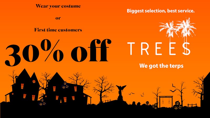 Trees Echo Park 30% FTP or Wear your Costume for us