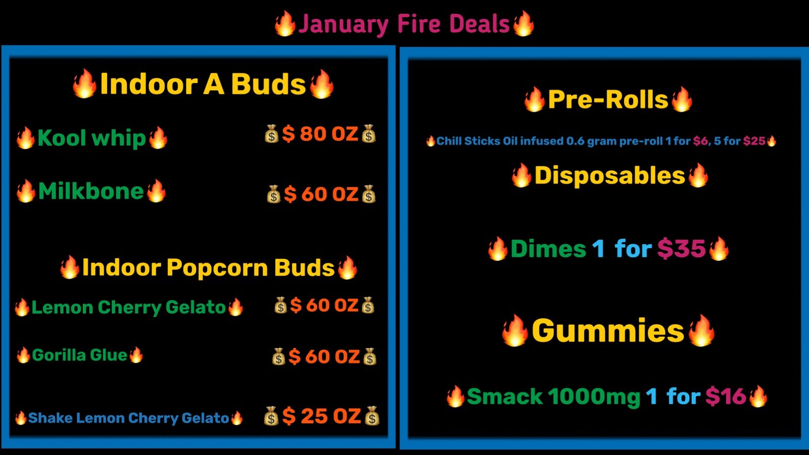 CaliYield 🔥🔥🔥 January Fire Deals🔥🔥🔥