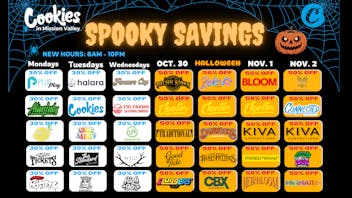 Cookies Mission Valley 🎃 SPOOKY SAVINGS at COOKIES 🎃