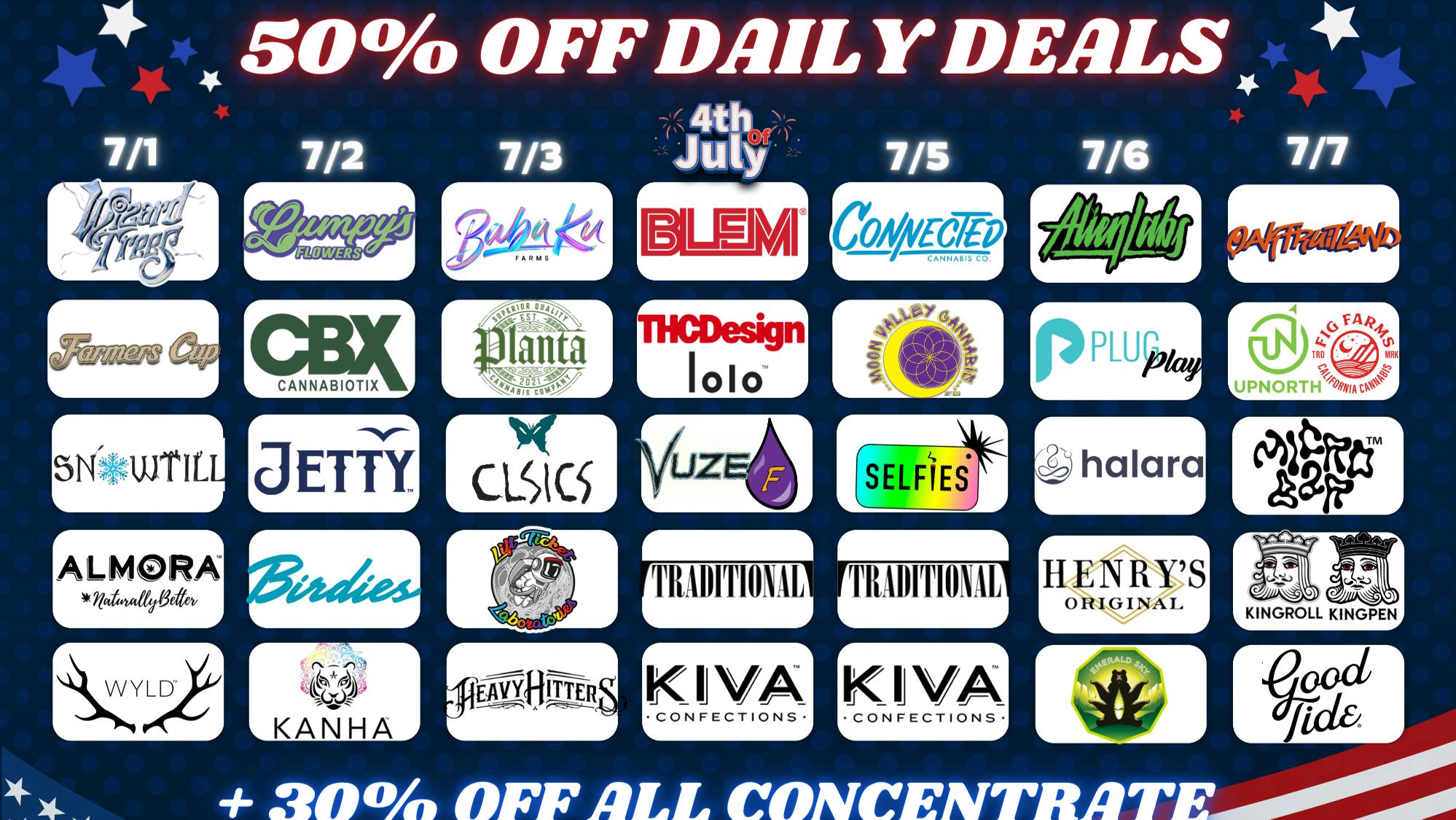 Cookies Mission Valley 4TH OF JULY WEEK DEALS AT COOKIES MISSION VALLEY