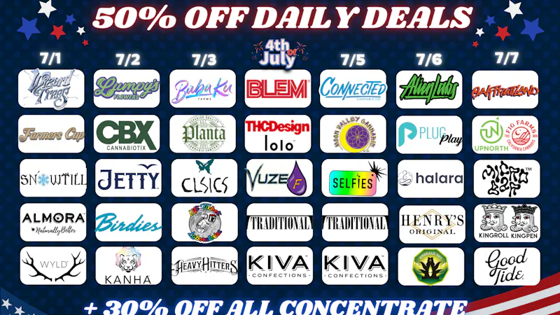 Cookies Mission Valley 4TH OF JULY WEEK DEALS AT COOKIES MISSION VALLEY